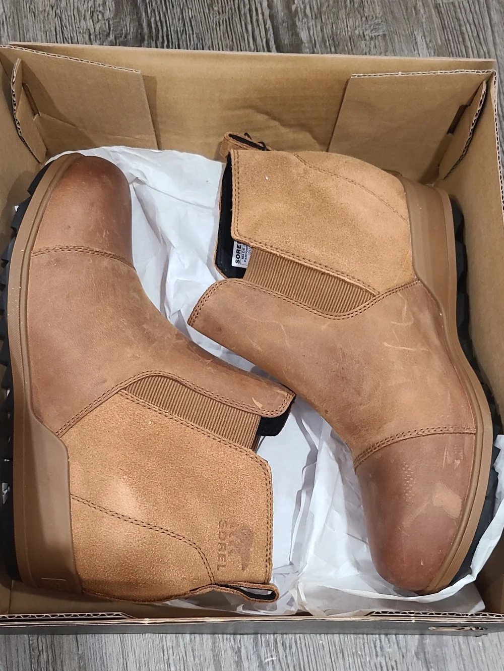 SorelSorel Women's Evie Pull On Bootie Size 10 Velvet Tan